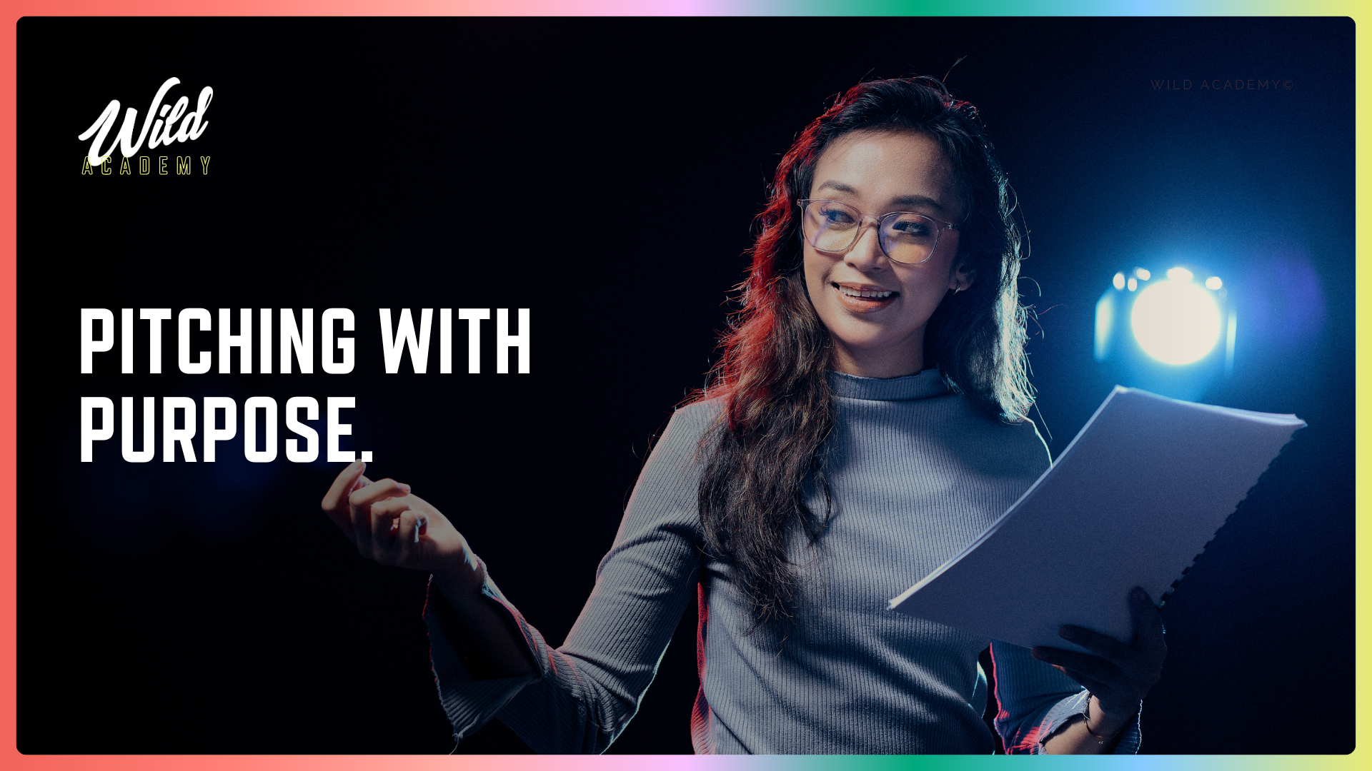 Pitching with Purpose